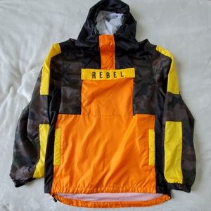 Rebel minds windbreaker camo,yellow,orange